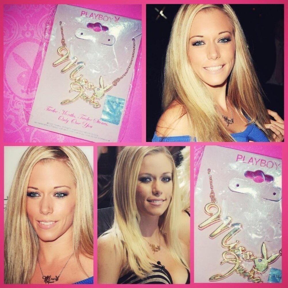 SEALED Rare Playboy Playmate Of The Month Gold Necklace - Miss June